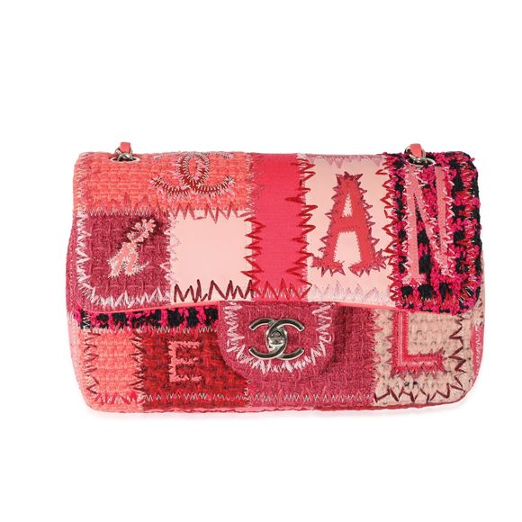 Chanel Red Medium Patchwork Classic Flap Bag - Picture 1 of 9